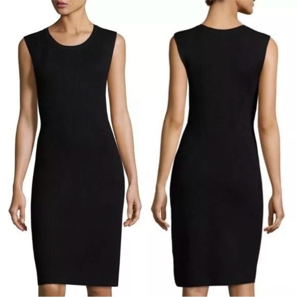 Vince black sheath dress